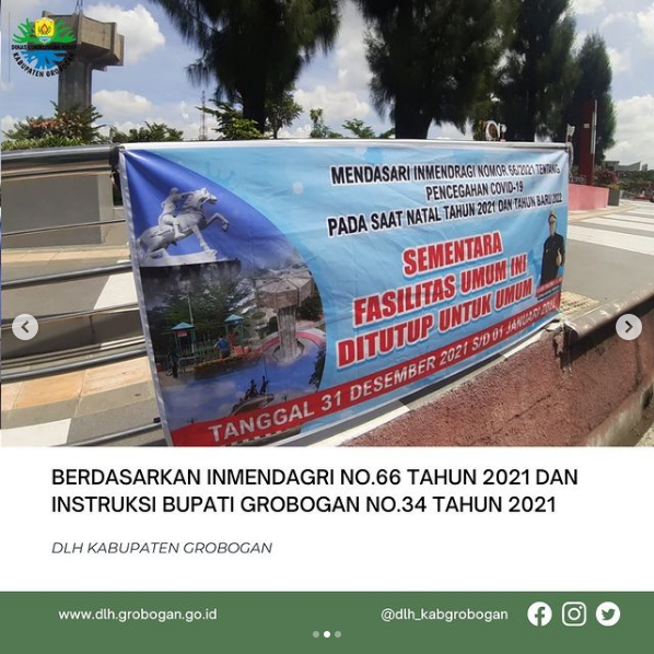 Screenshot 2022 01 04 at 10 47 53 Instagram post by DLH Kabupaten Grobogan Dec 31 2021 at 3 59am UTC