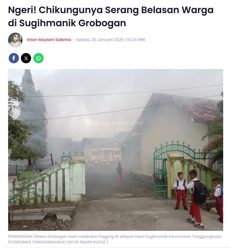 Ketika Hujan Turun, Sampah Terdiam, dan Nyamuk Mulai Bekerja