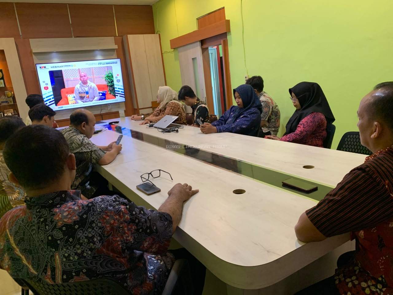 DLH Kabupaten Grobogan Ikuti Webinar Seri III Program Pariwara Antikorupsi 2026