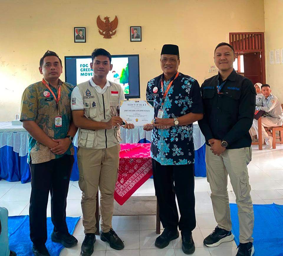 Dengan gaya jenaka, DLH berikan materi tentang keanekaragaman hayati