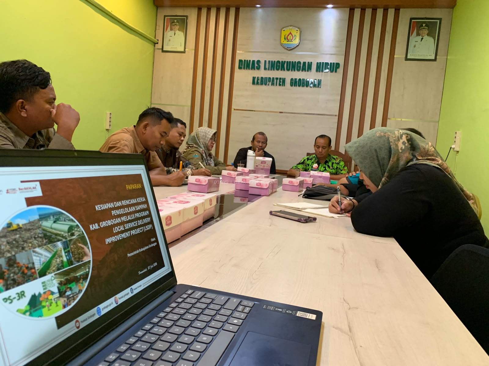 DLH Brebes Kunjungi DLH Grobogan, Bahas Pengembangan PSEL Menuju Grobogan Zero Waste